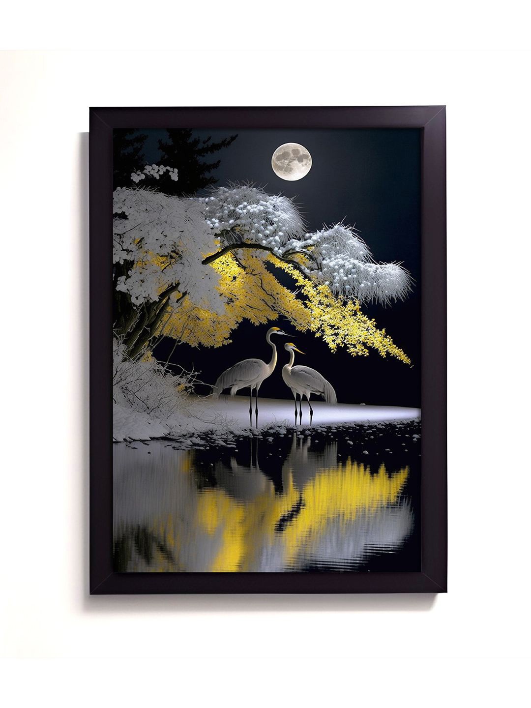 

RANDOM Grey & Yellow Birds and Animals Painting Wall Art