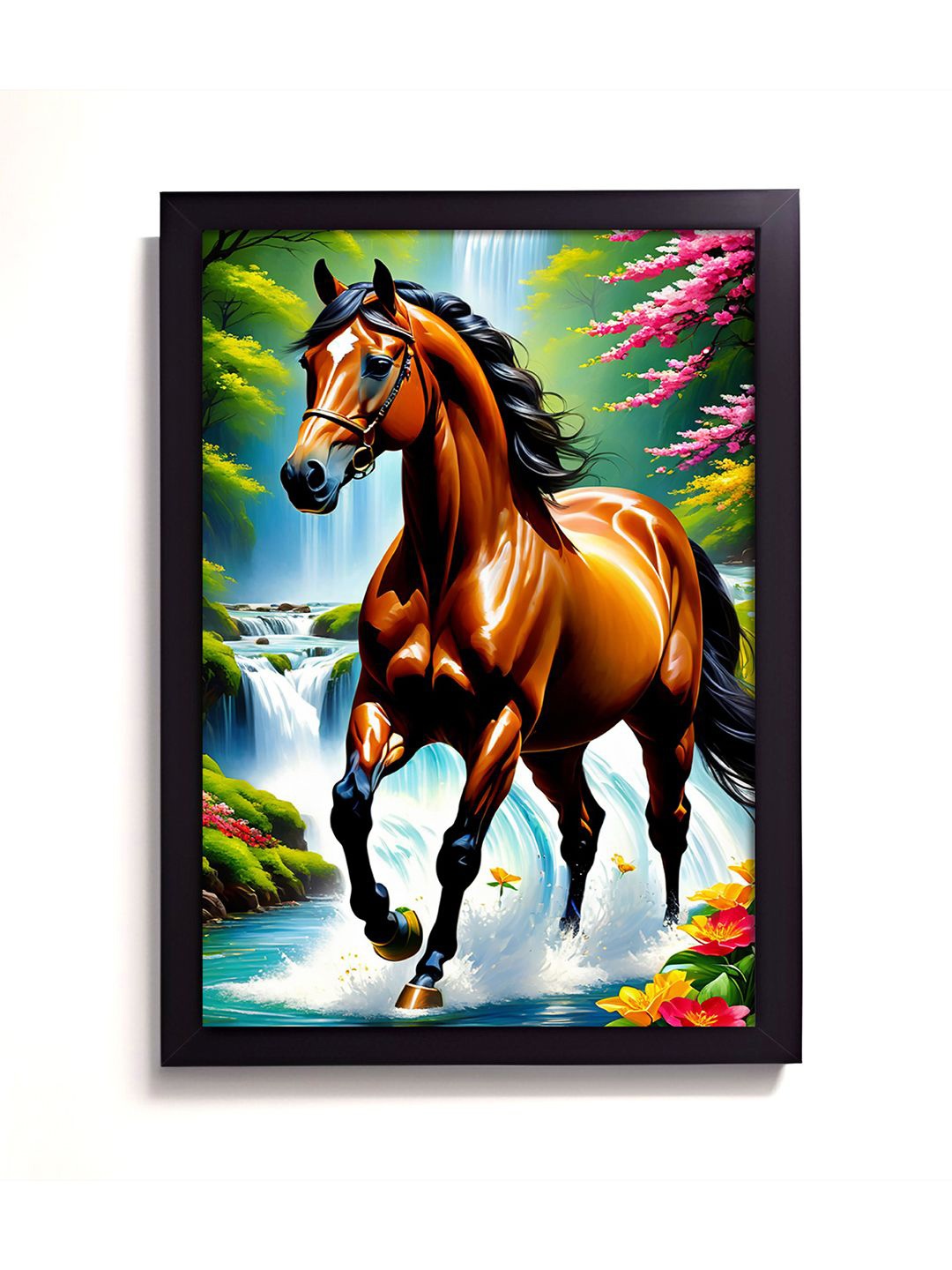 

RANDOM Brown & Blue Birds & Animals Painting Wall Art