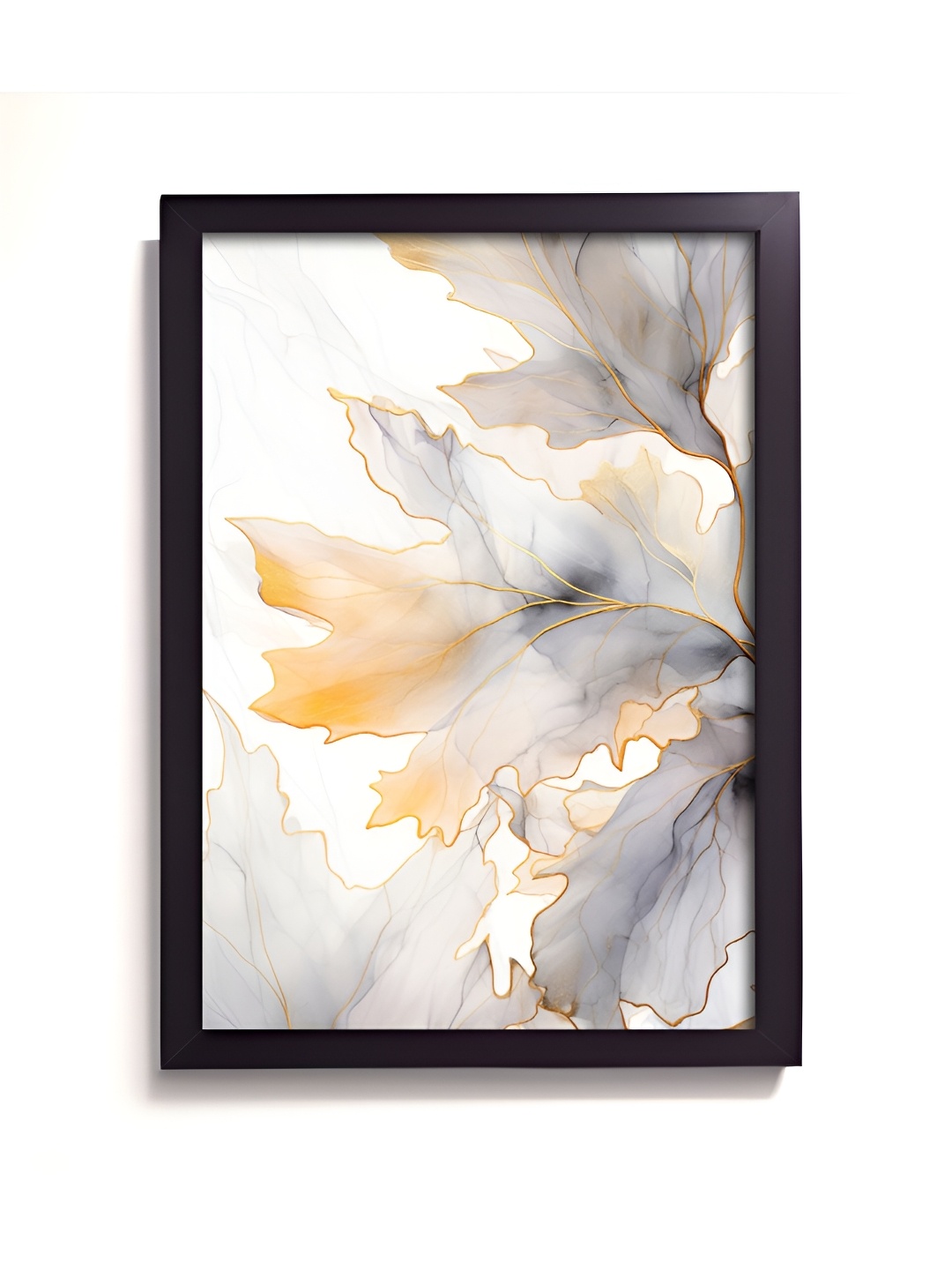 

RANDOM White & Gold Toned Floral & Botanical Painting Wall Art