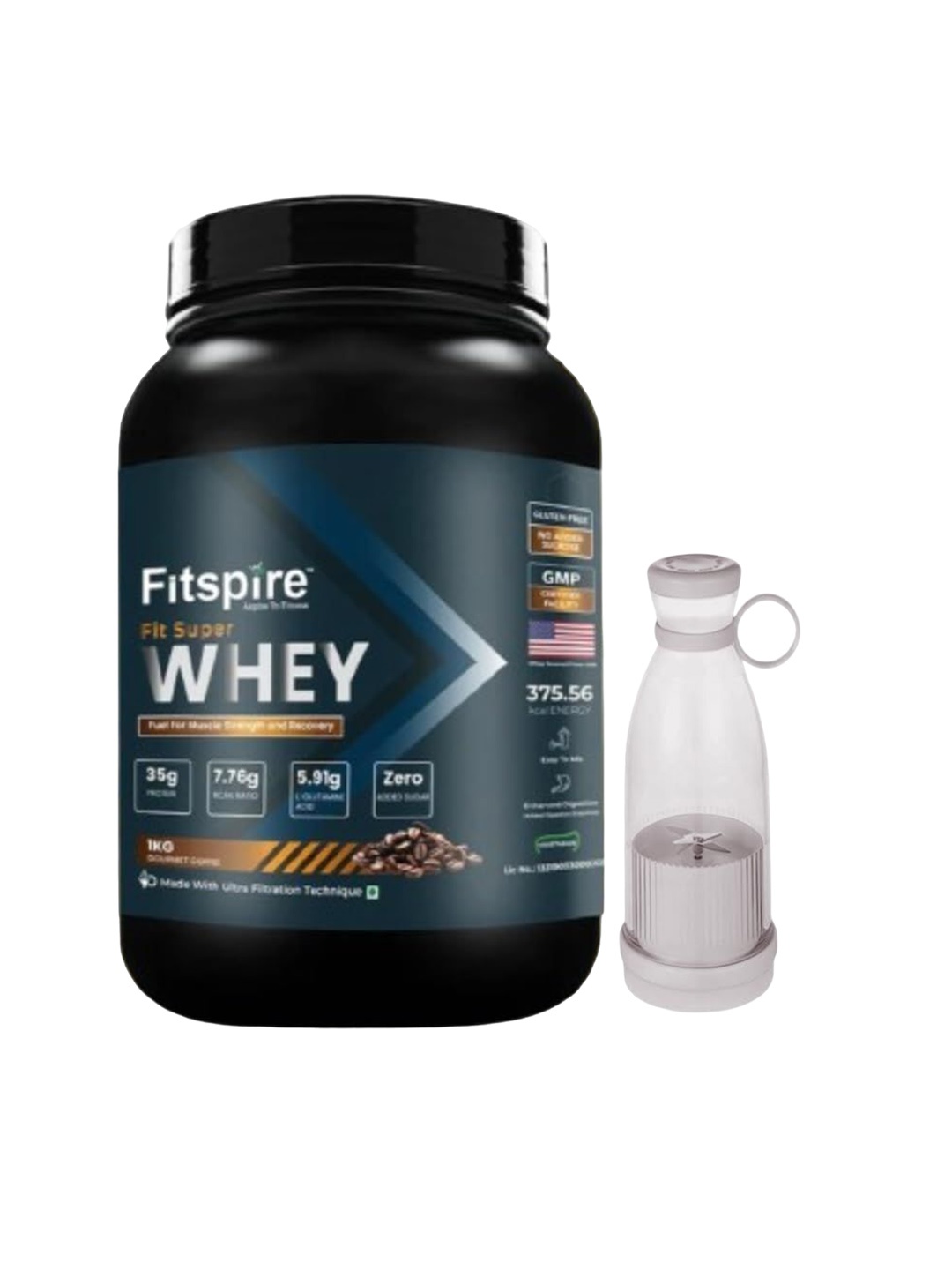 

FITSPIRE Fit Super Whey Protein, Blue