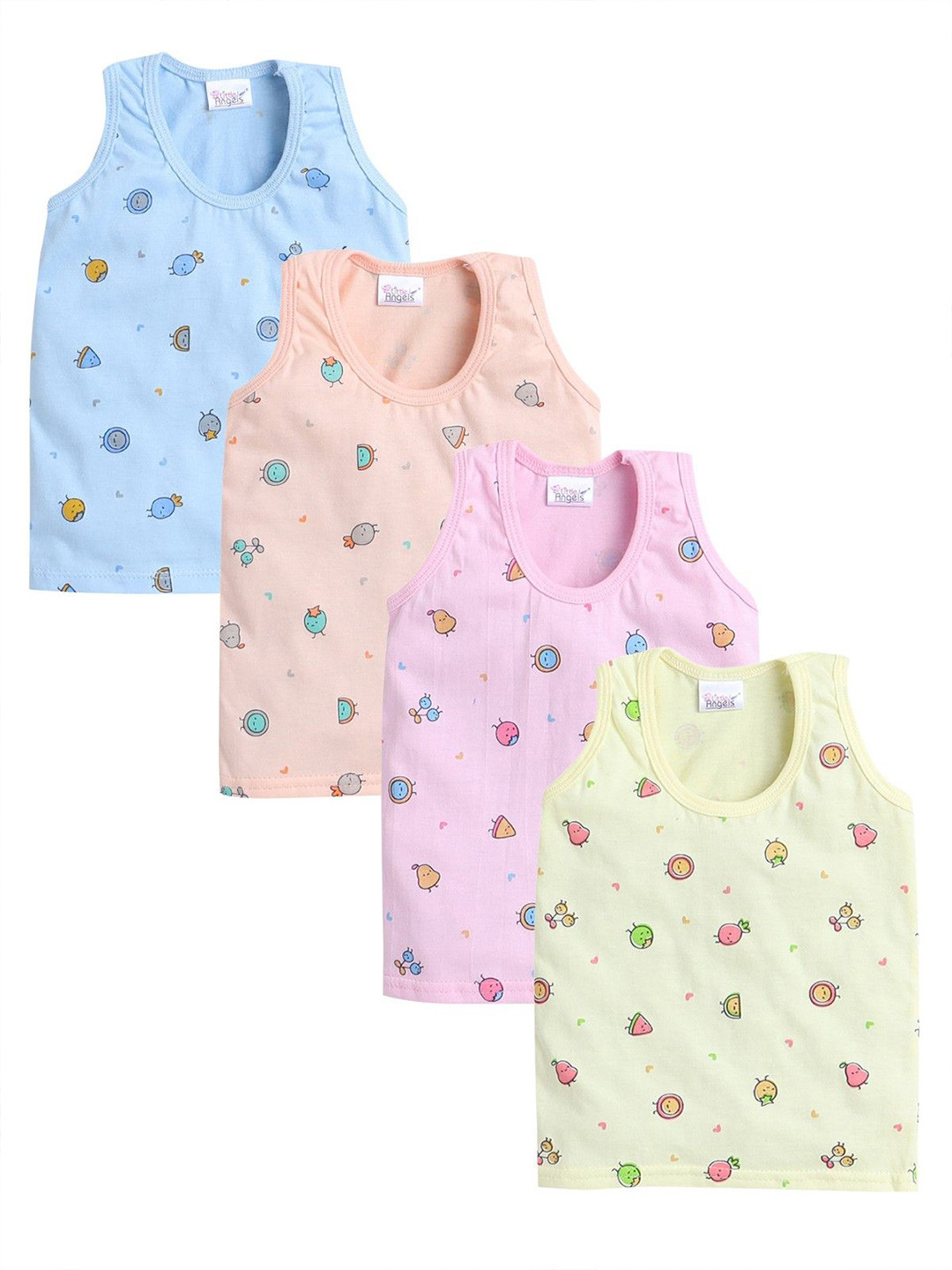

Little Angels Printed Cotton Top, Blue