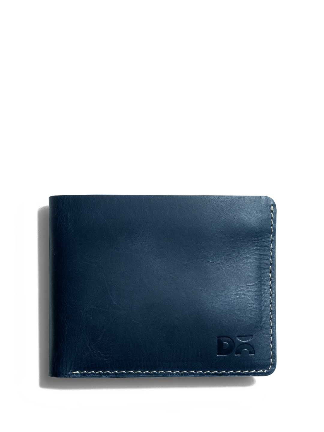 

DailyObjects Unisex Leather Two Fold Wallet, Blue