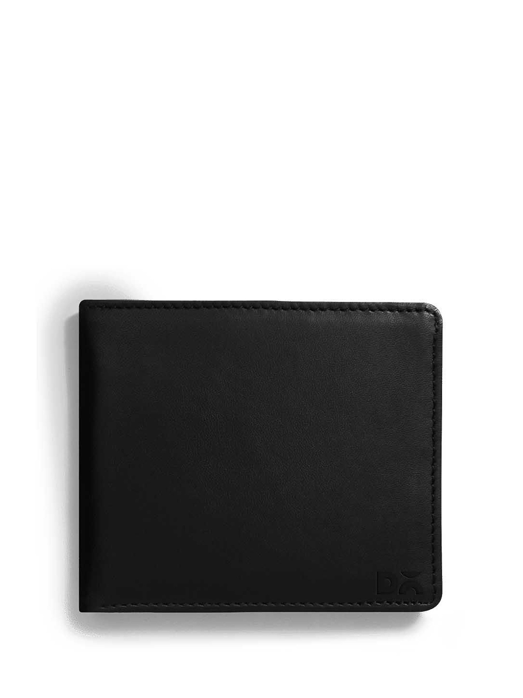 

DailyObjects Unisex Leather Two Fold Wallet, Black