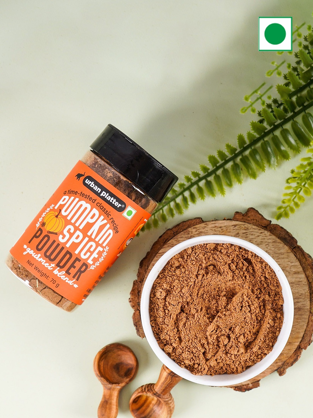 

URBAN PLATTER Pumpkin Spice Powder 70g, Orange