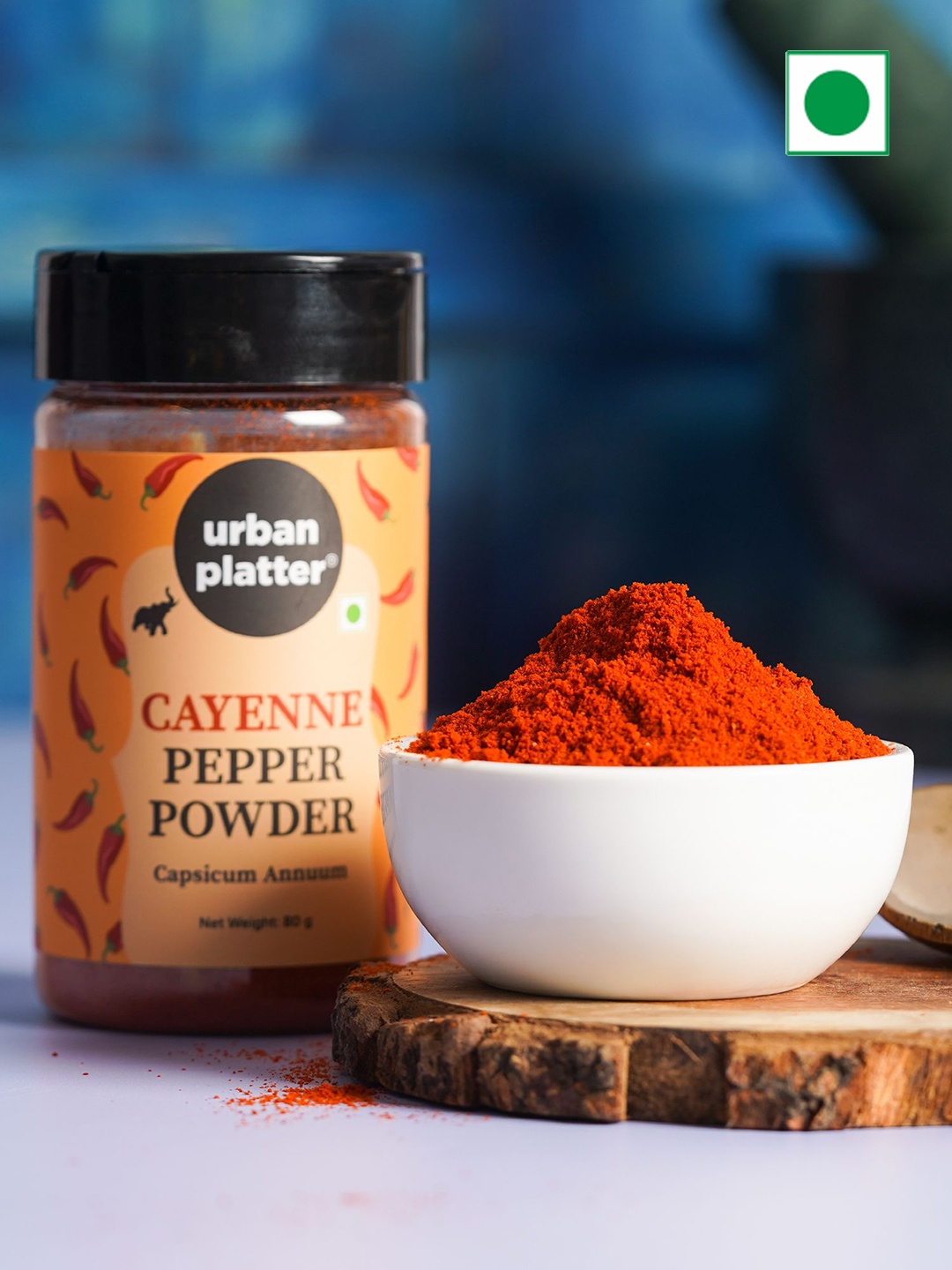 

URBAN PLATTER Cayenne Pepper Powder-80g, Red