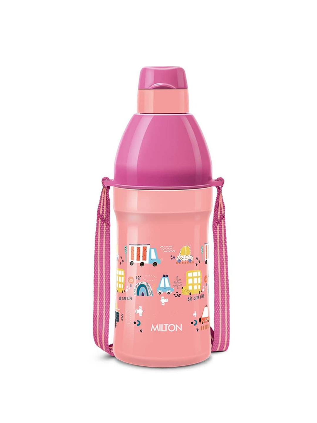 

Milton Kool Joy Kids 600 Plastic Insulated Sipper Water Bottle 600 ml, Pink