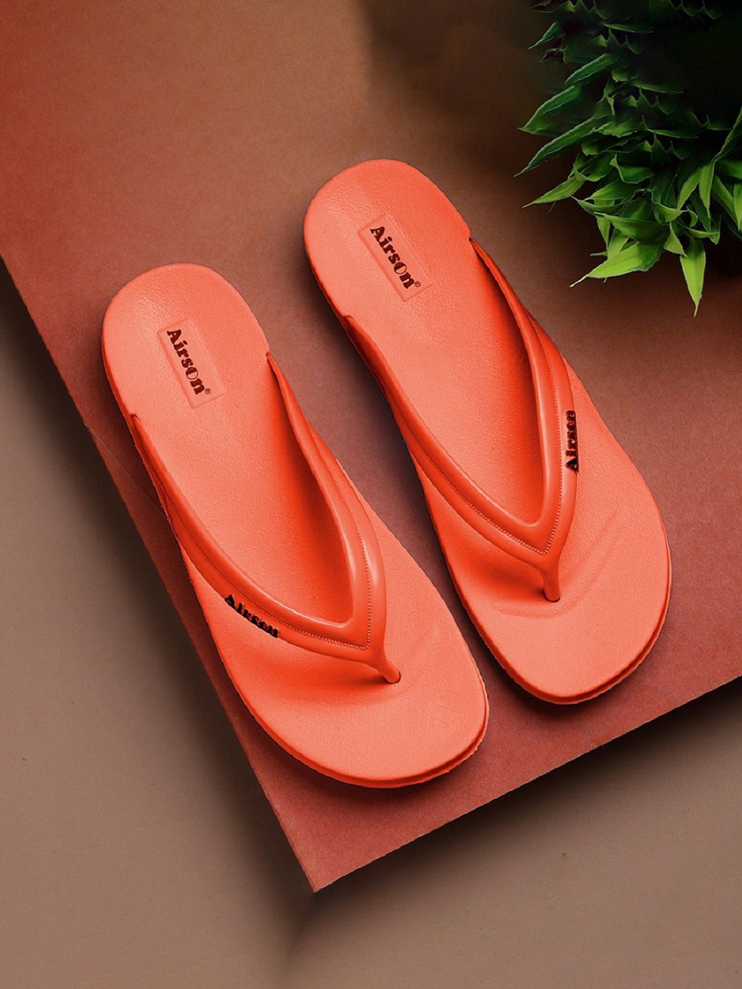 

Airson Women Thong Flip-Flops, Rust