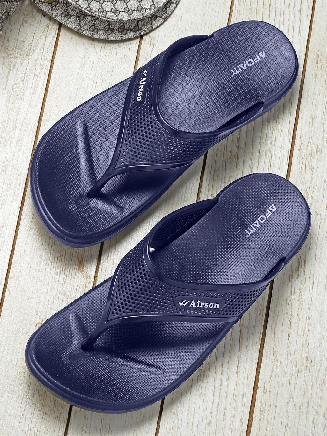 

Airson Women Thong Flip-Flops, Navy blue