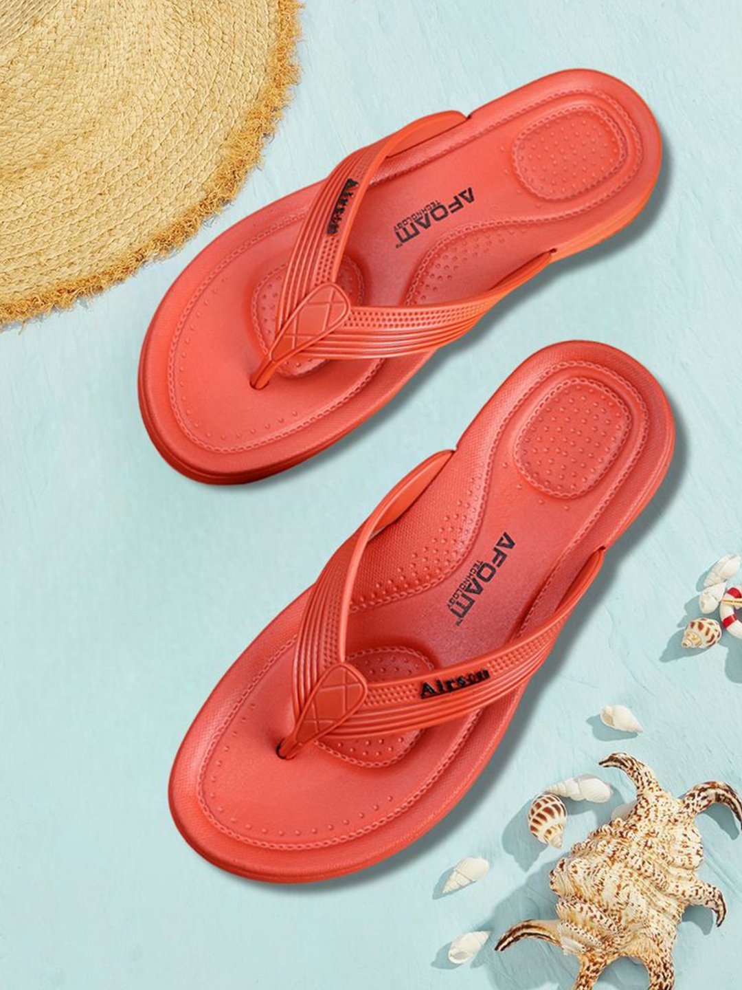 

Airson Women Thong Flip-Flops, Rust