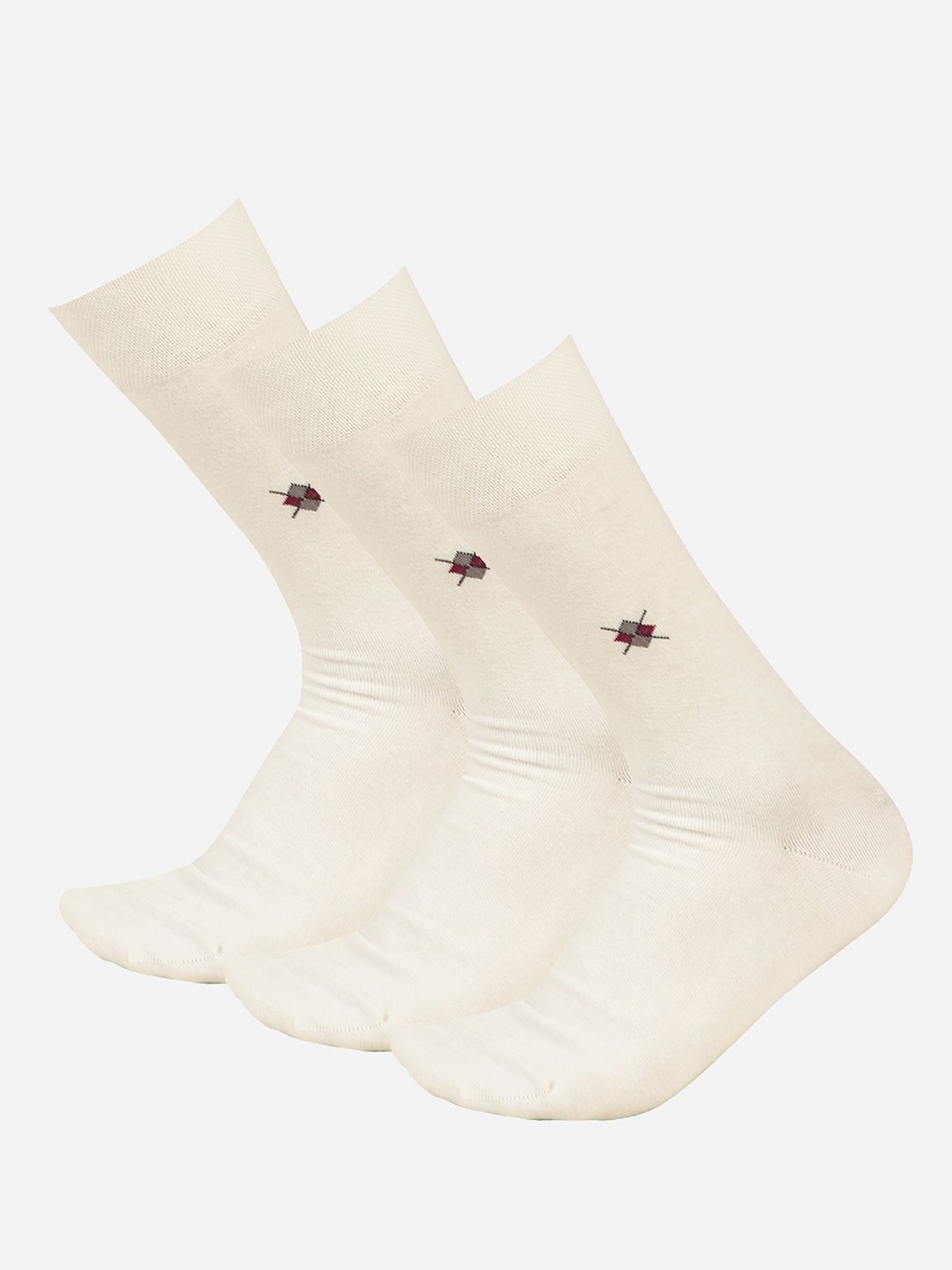 

Bodycare Men Pack Of 3 Calf-Length Socks, White
