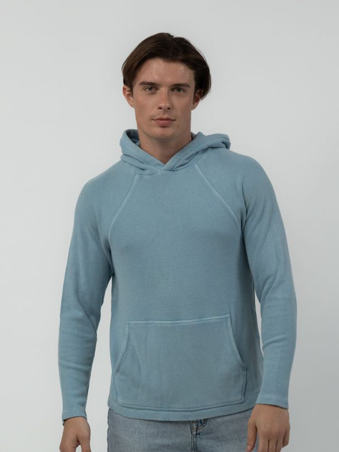 

PURPLE POTATO Men Hooded Sweatshirt, Blue