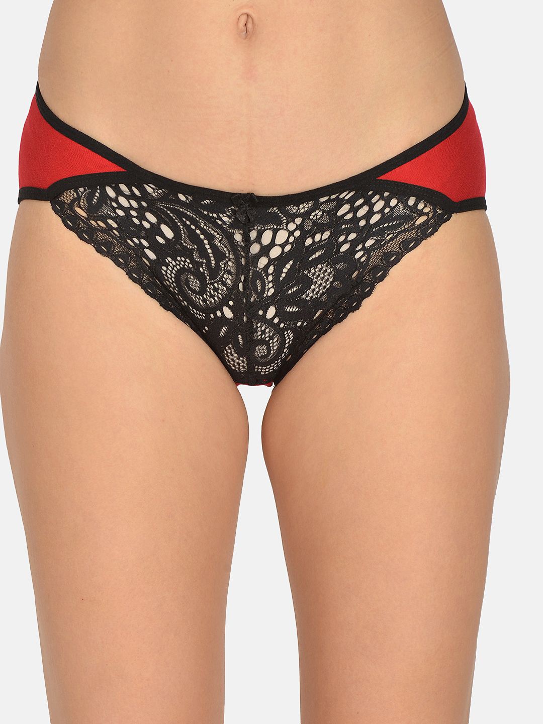 

mod & shy Self Designed Mid Rise Hipster Brief, Red
