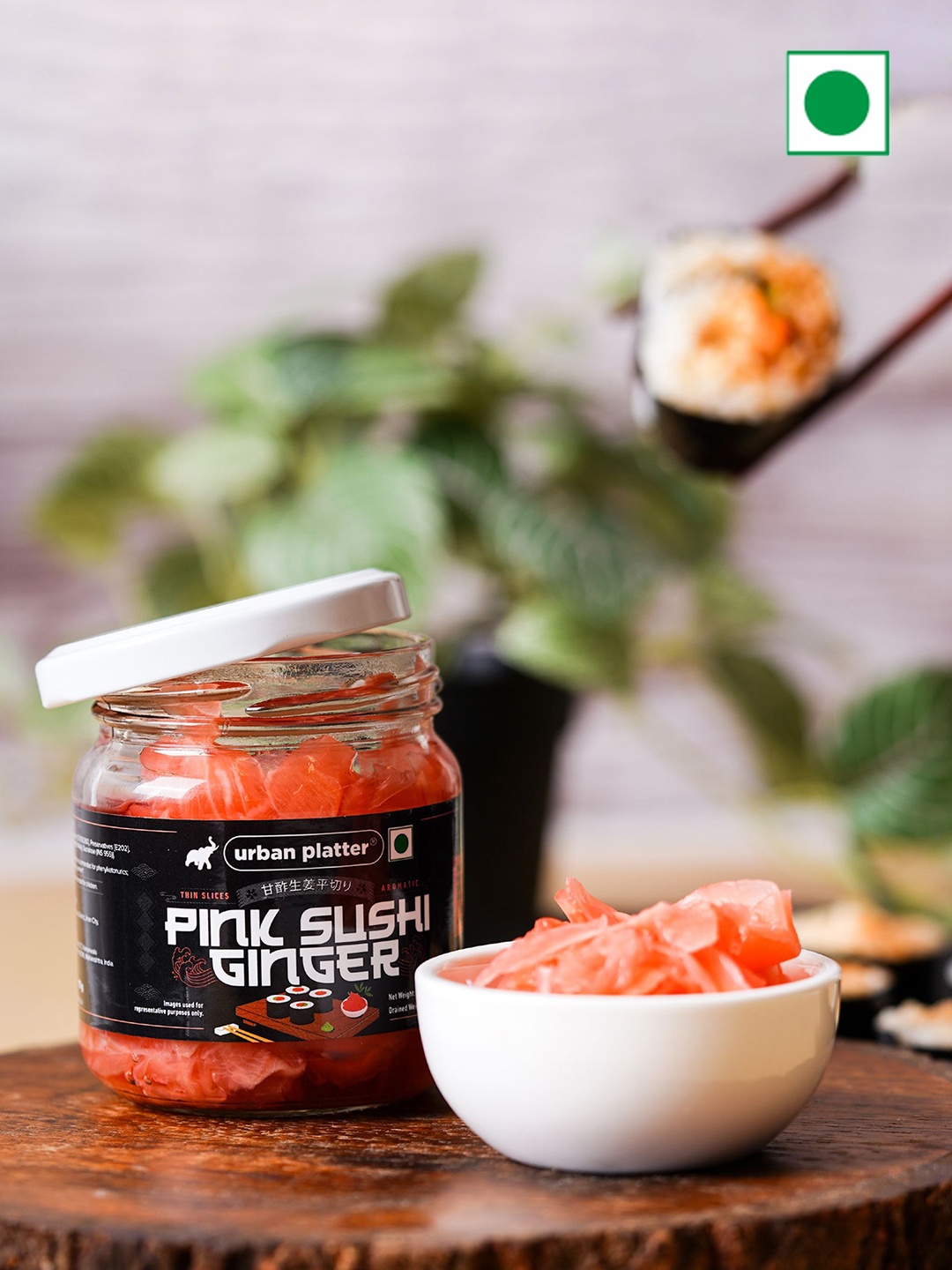 

URBAN PLATTER Pink Sushi Ginger 190g