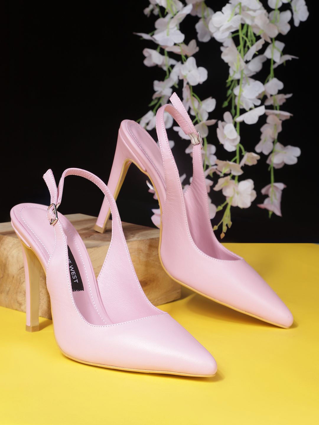 

Nine West Pointed Toe Slim Heeled Pumps, Pink