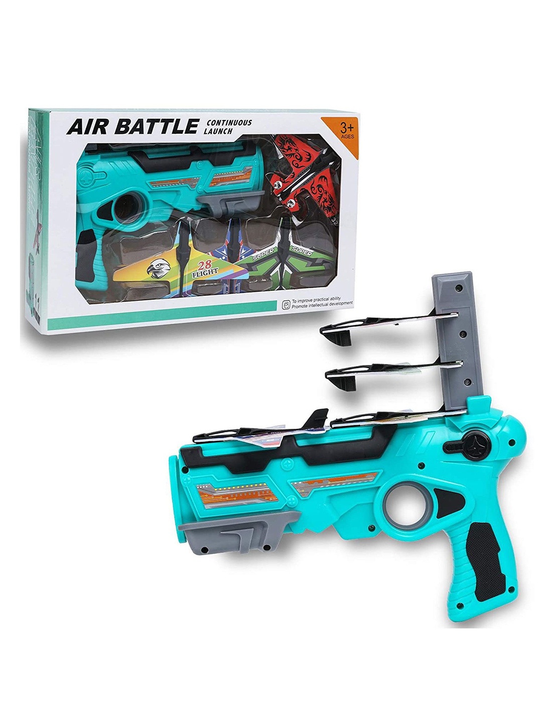 

PLANET of Toys Gun Activity Toys and Games, Blue