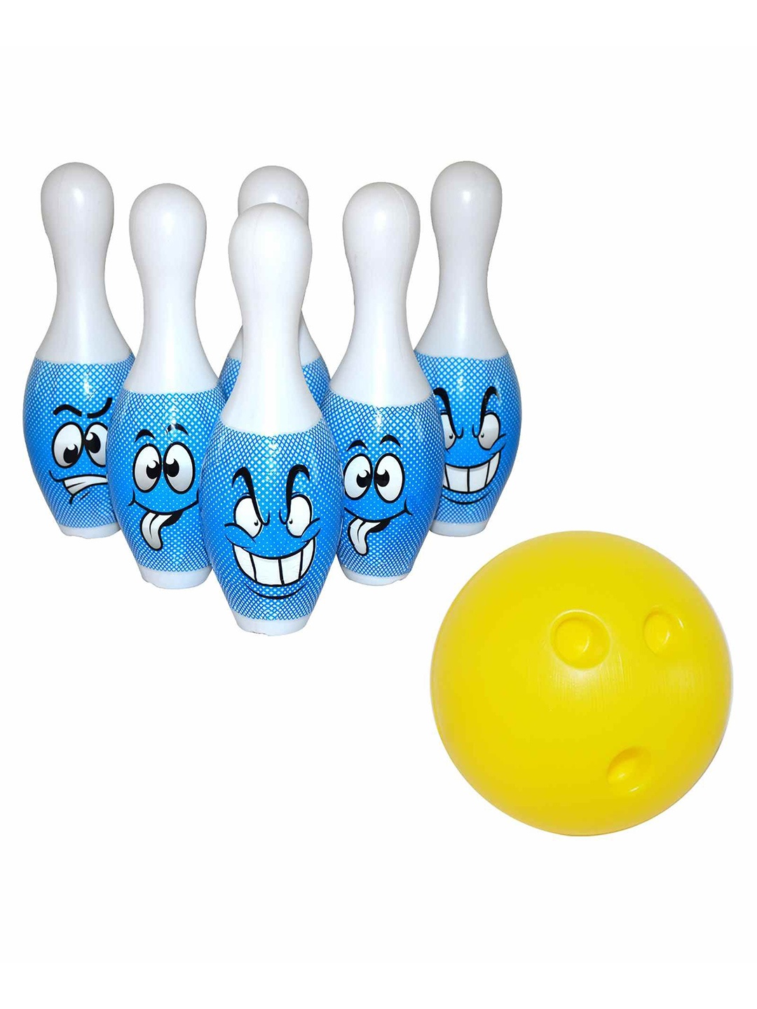 

PLANET of Toys 6 Piece Bowling Playset, Blue