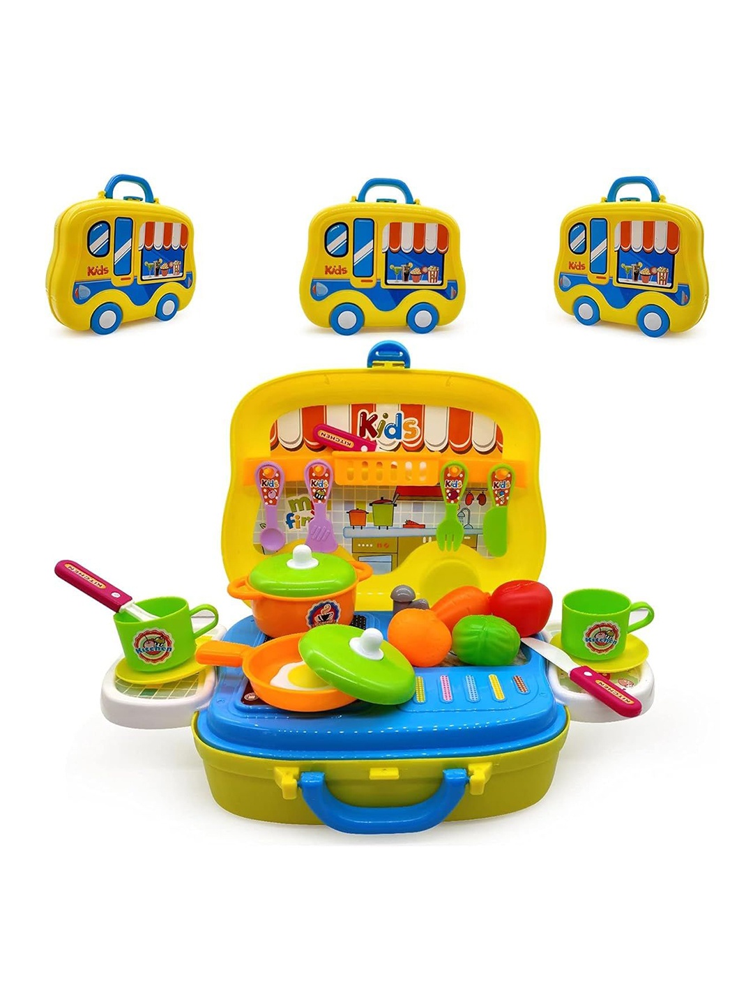 PLANET of Toys Kitchen Set Do-It-Yourself Kit Activity Toys and Games, Yellow