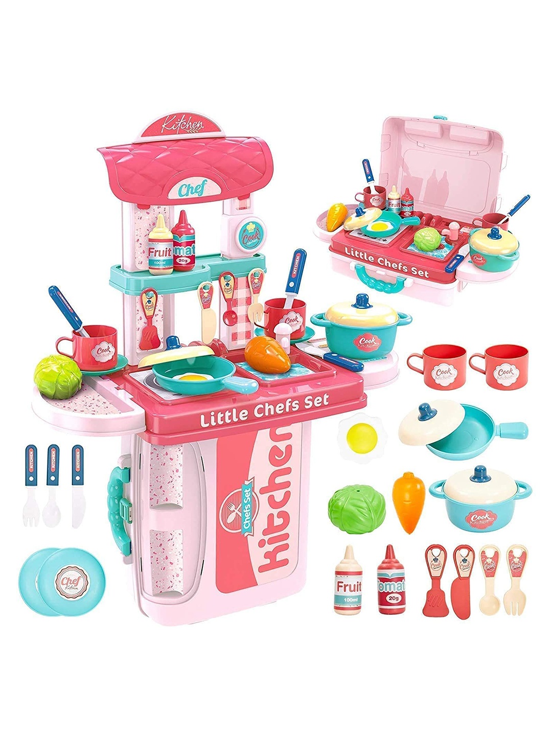 

PLANET of Toys Kitchen Play Activity Toys and Games, Pink
