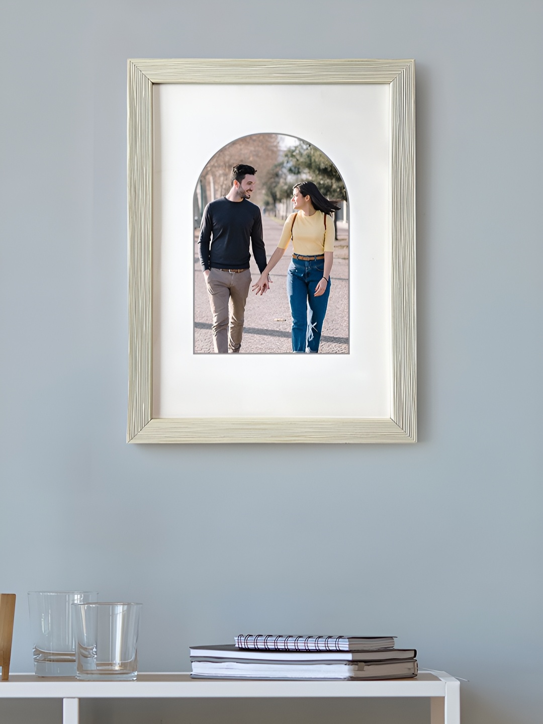 

Art Street White Wooden Wall Photo Frame