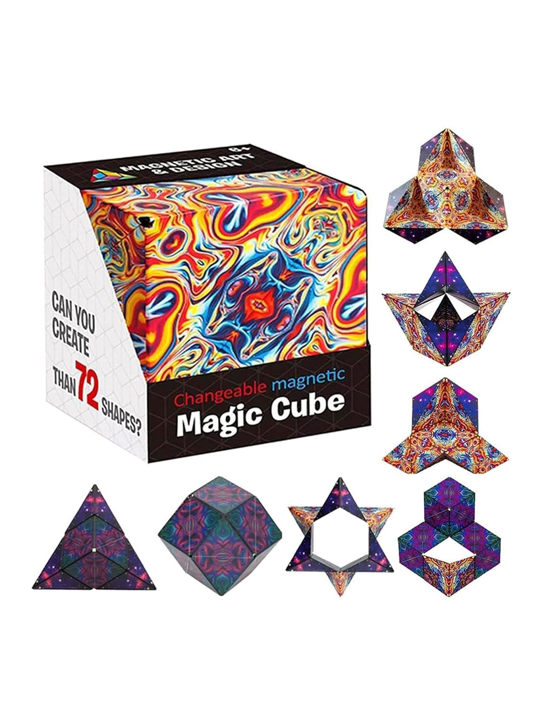 

Kidology Magic Cube Shape Shifting Puzzle Box Game, Purple