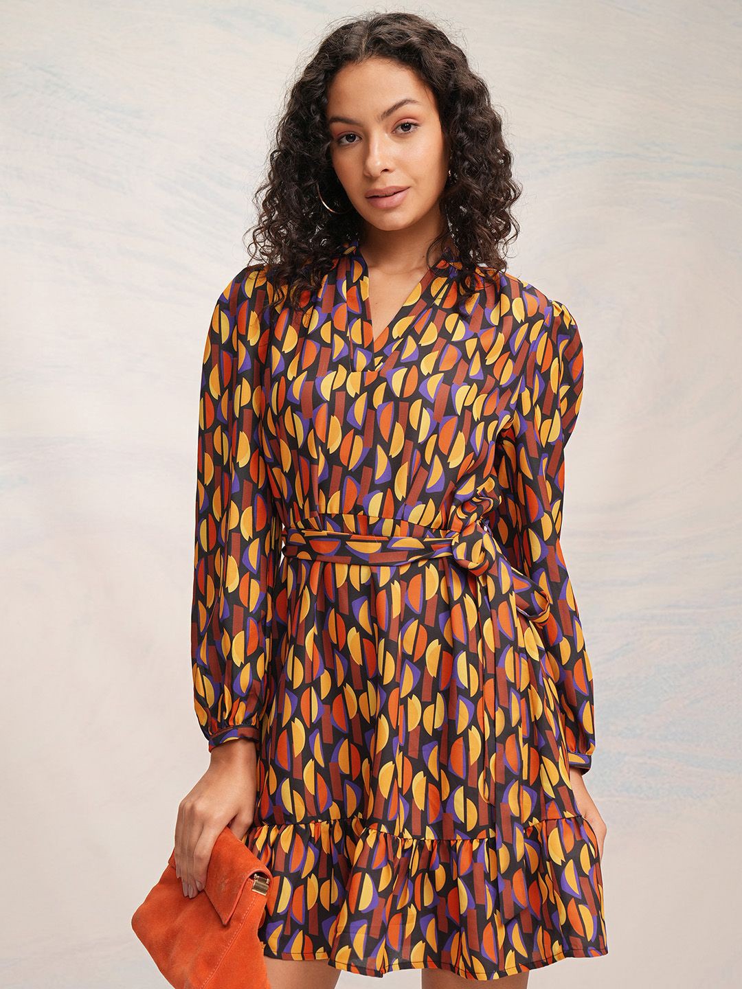 

Tokyo Talkies Floral Print Shirt Dress, Yellow
