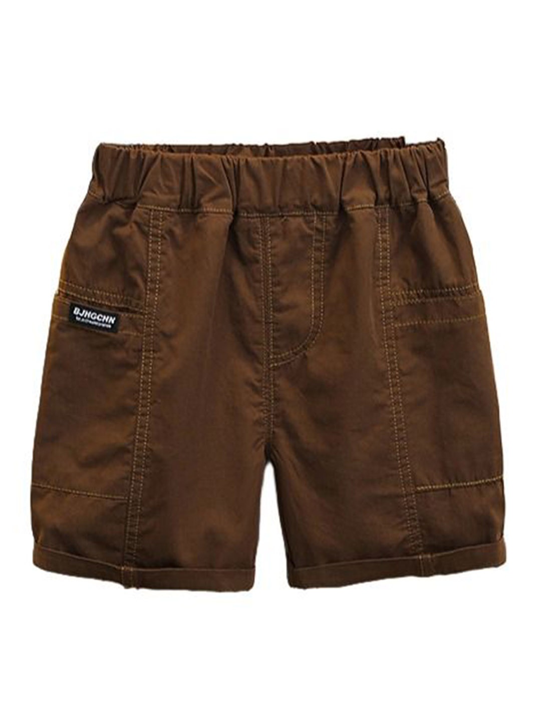 

StyleCast x Revolte Boys Coffee Brown Mid-Rise Cotton Cargo Shorts