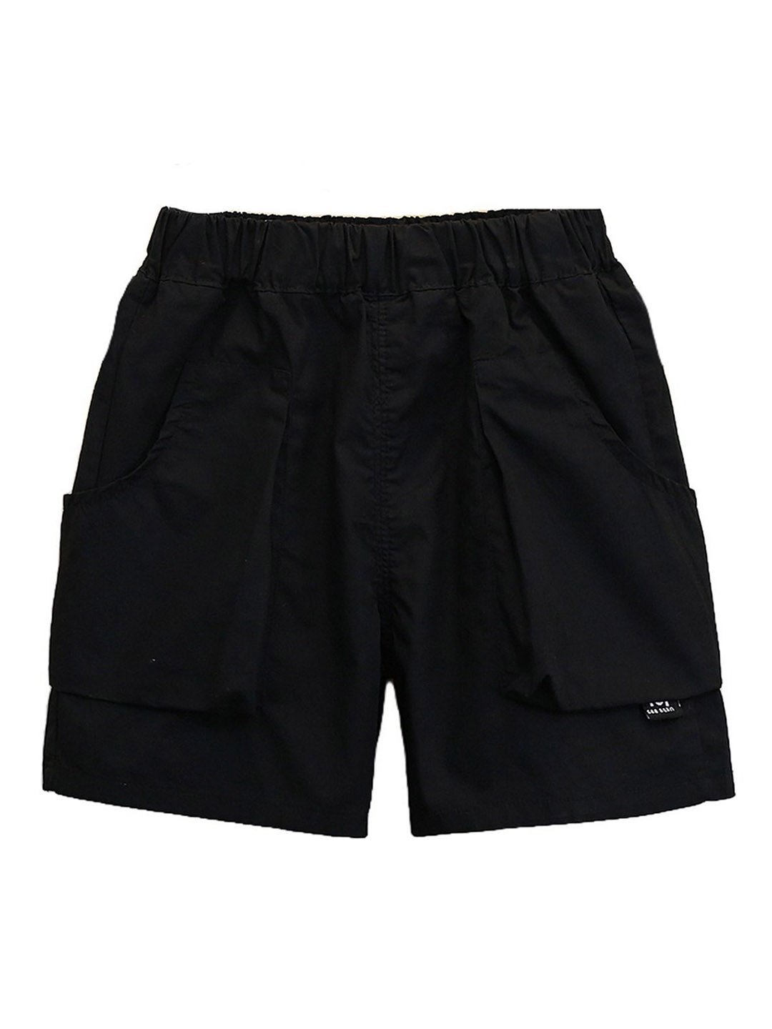

StyleCast x Revolte Boys Black Regular Fit Sports Shorts