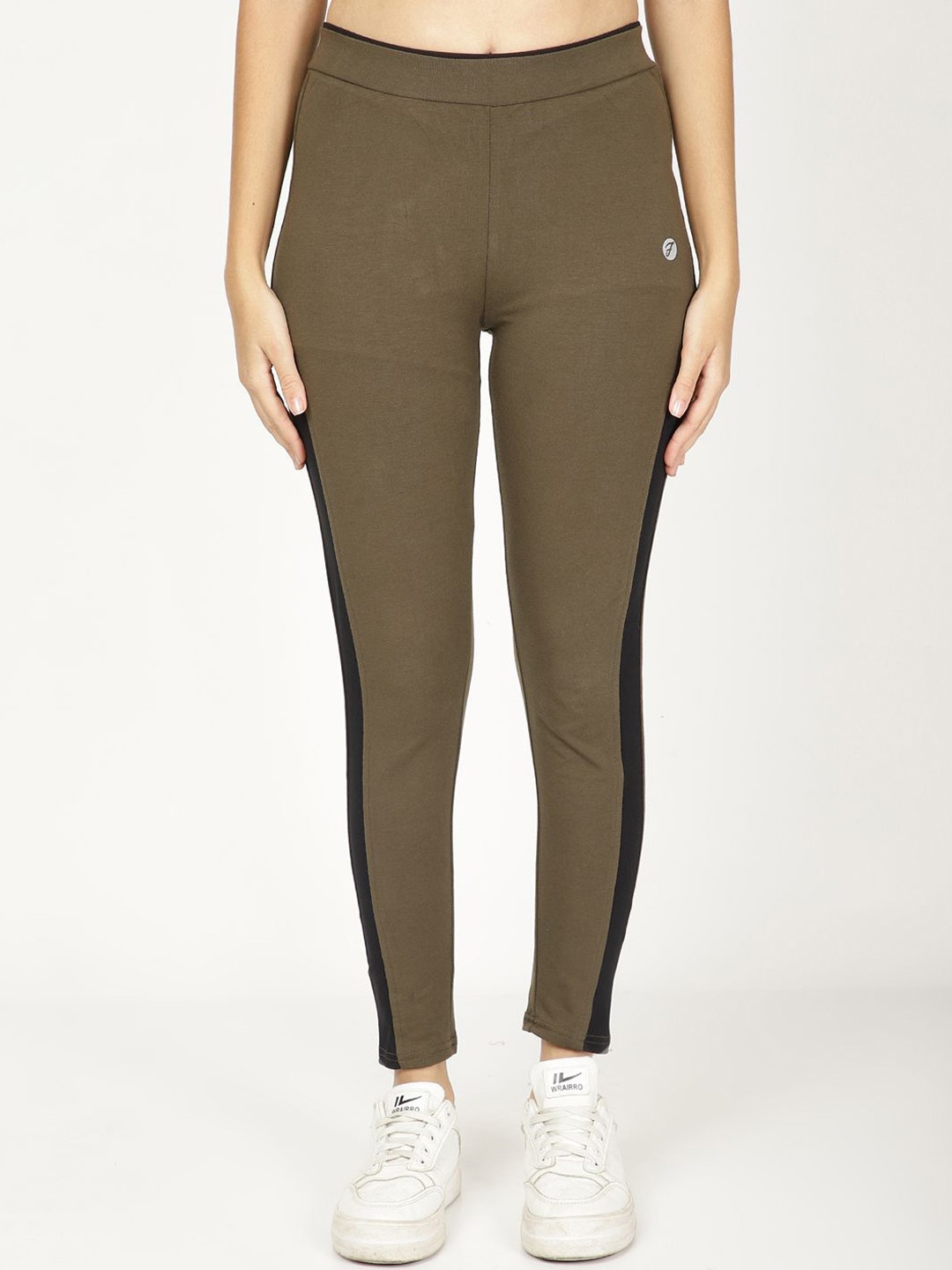 

FUTURO Women Slim-Fit Ankle-Length Tights, Olive