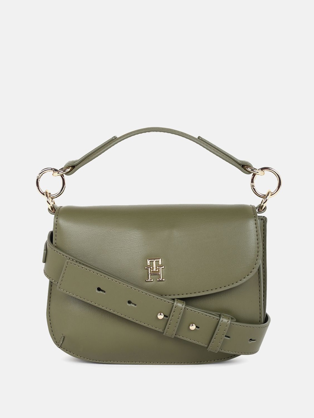 

Tommy Hilfiger PU Structured Satchel, Green