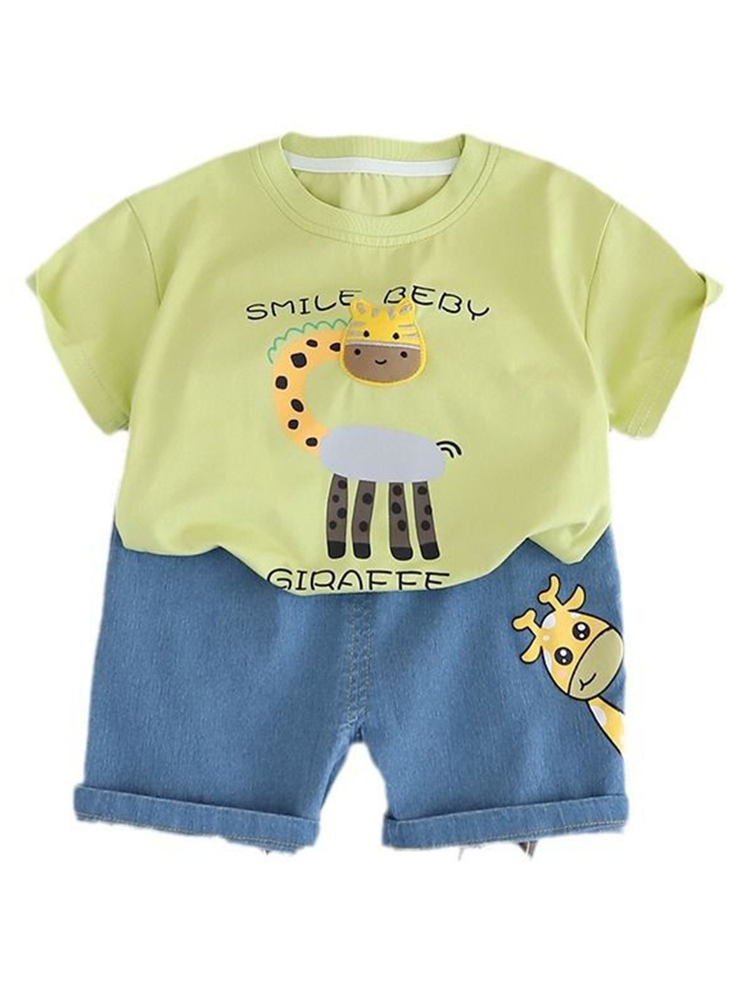 

StyleCast x Revolte Boys Printed T-shirt with Shorts, Green