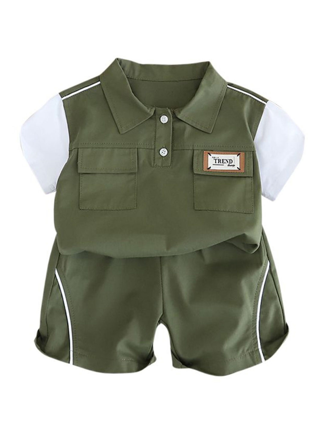 

StyleCast x Revolte Boys T-shirt with Shorts, Green