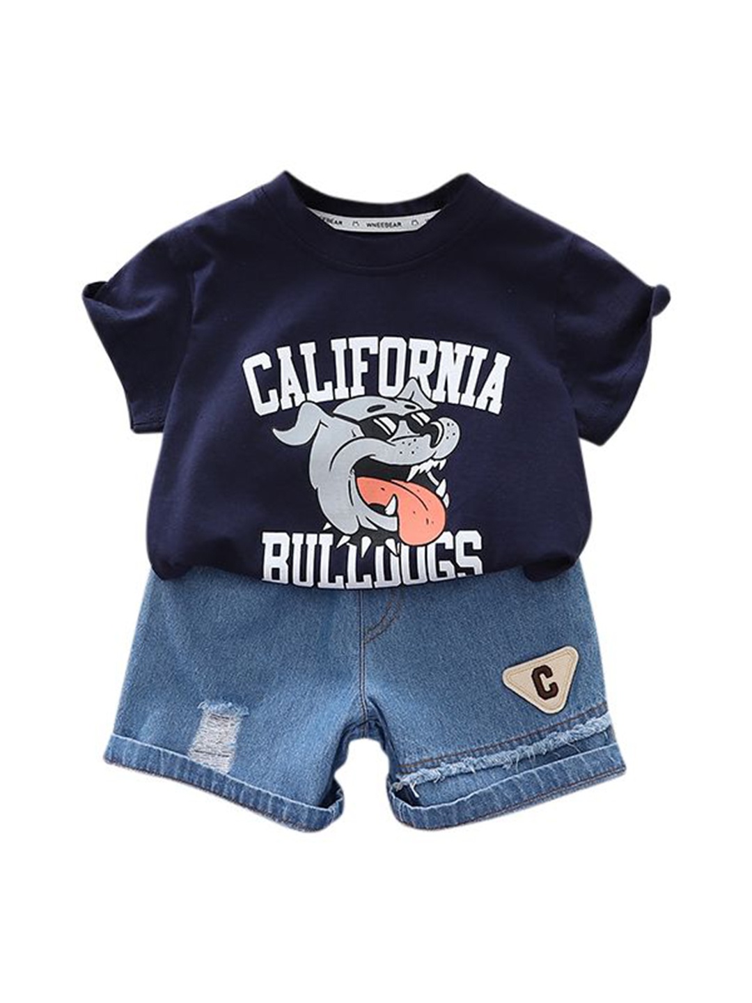 

StyleCast x Revolte Boys Printed T-shirt with Shorts, Black