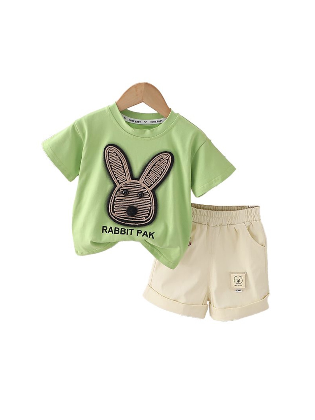 

StyleCast x Revolte Boys Printed T-shirt with Shorts, Green