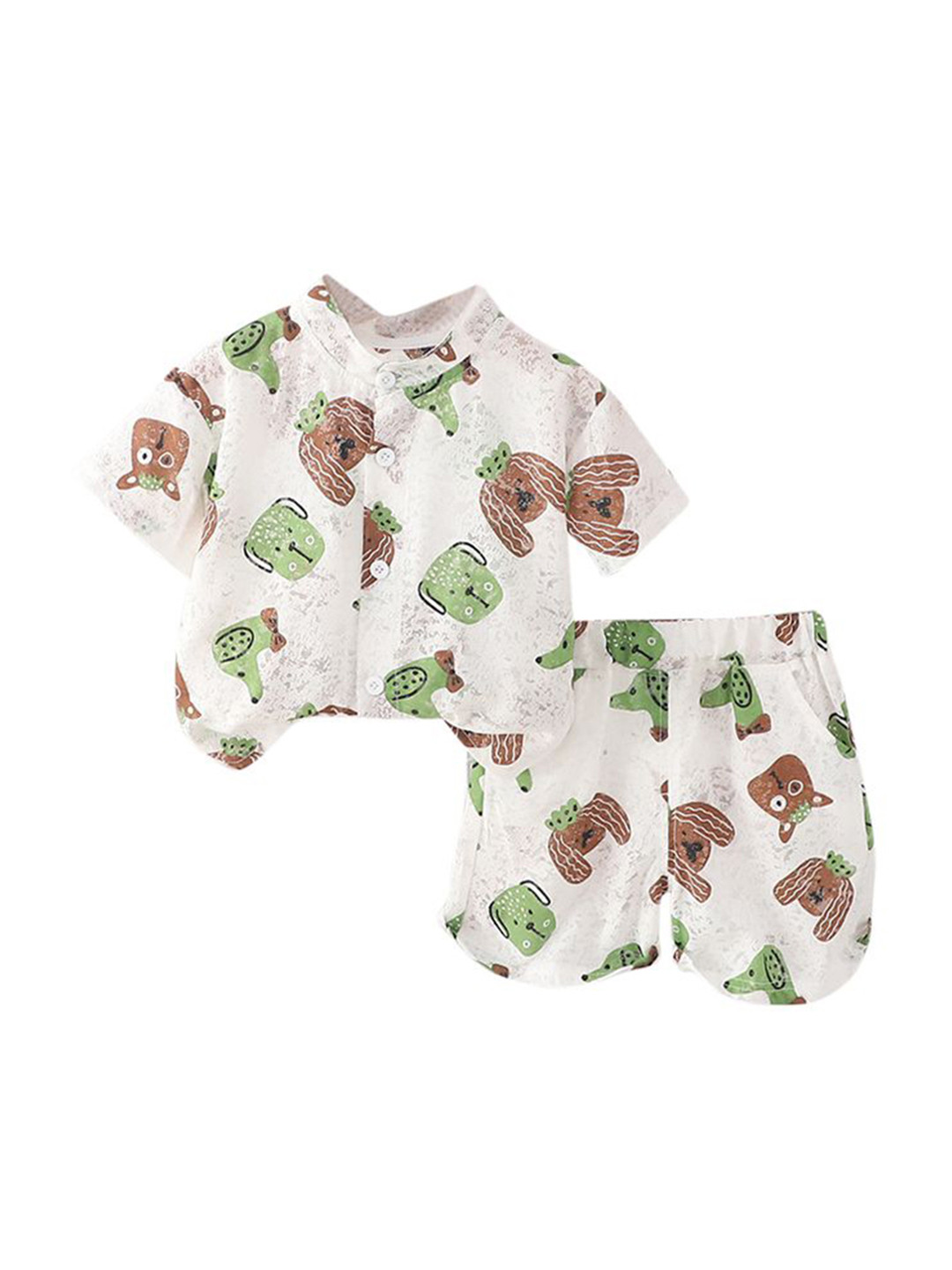 

StyleCast x Revolte Boys Printed T-shirt with Shorts, White