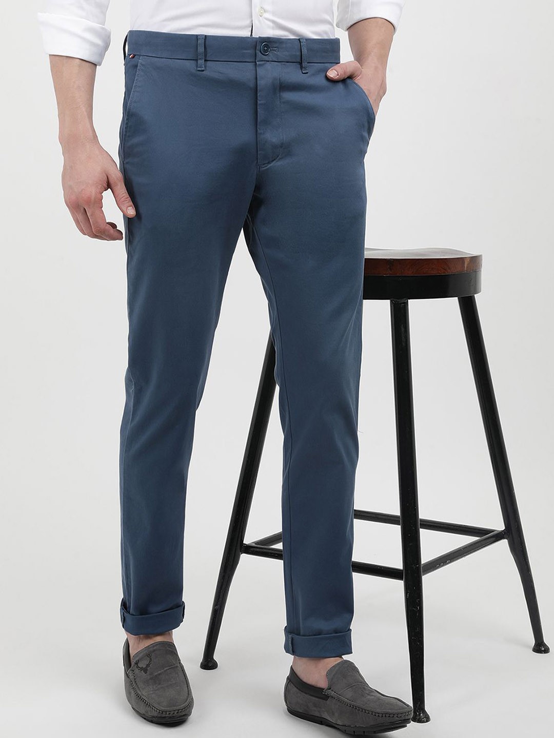 

Tommy Hilfiger Men Slim Fit Chinos, Blue