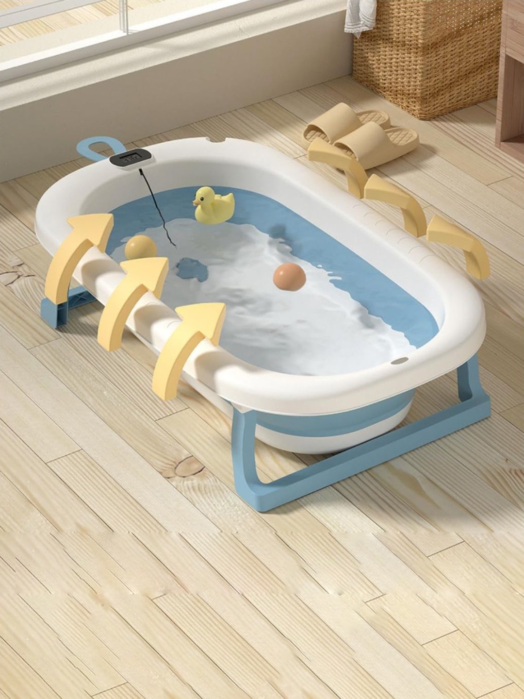 

GUCHIGU Infants Blue Plastic Bath Tub
