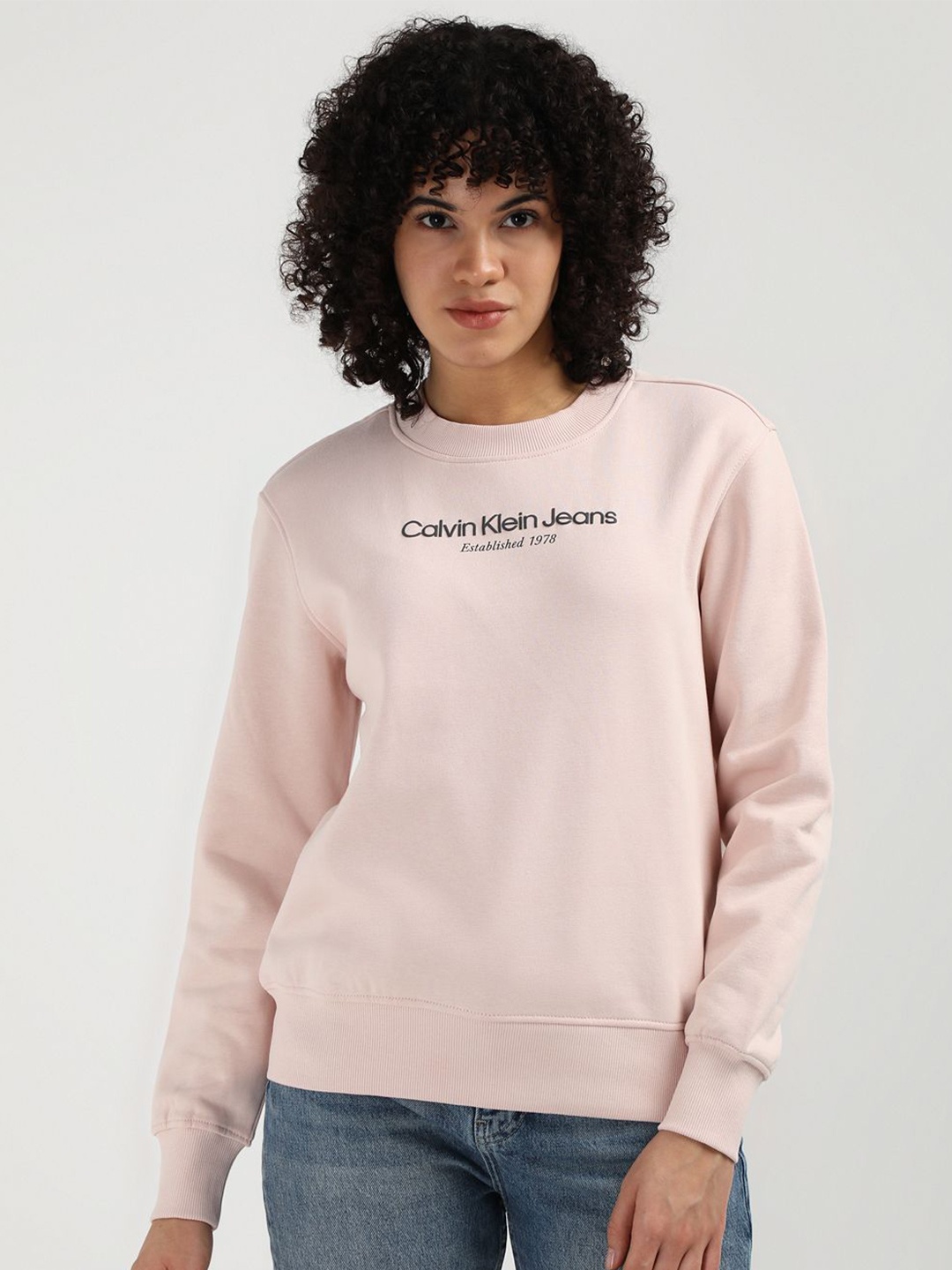 

Calvin Klein Jeans Women Printed Sweatshirt, Pink