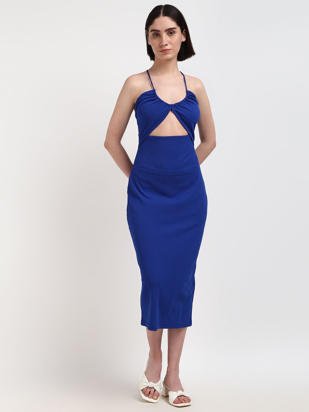 

Calvin Klein Jeans Sleeveless Sheath Midi Dress, Blue