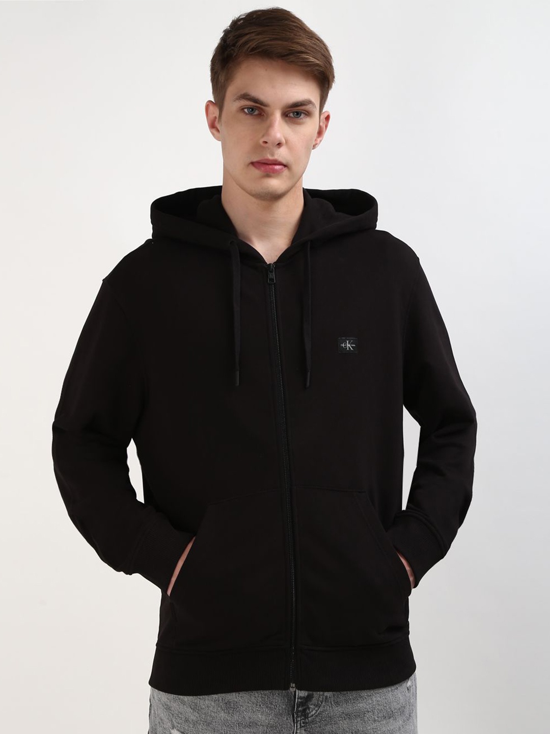 

Calvin Klein Jeans Men Hooded Sweatshirt, Black