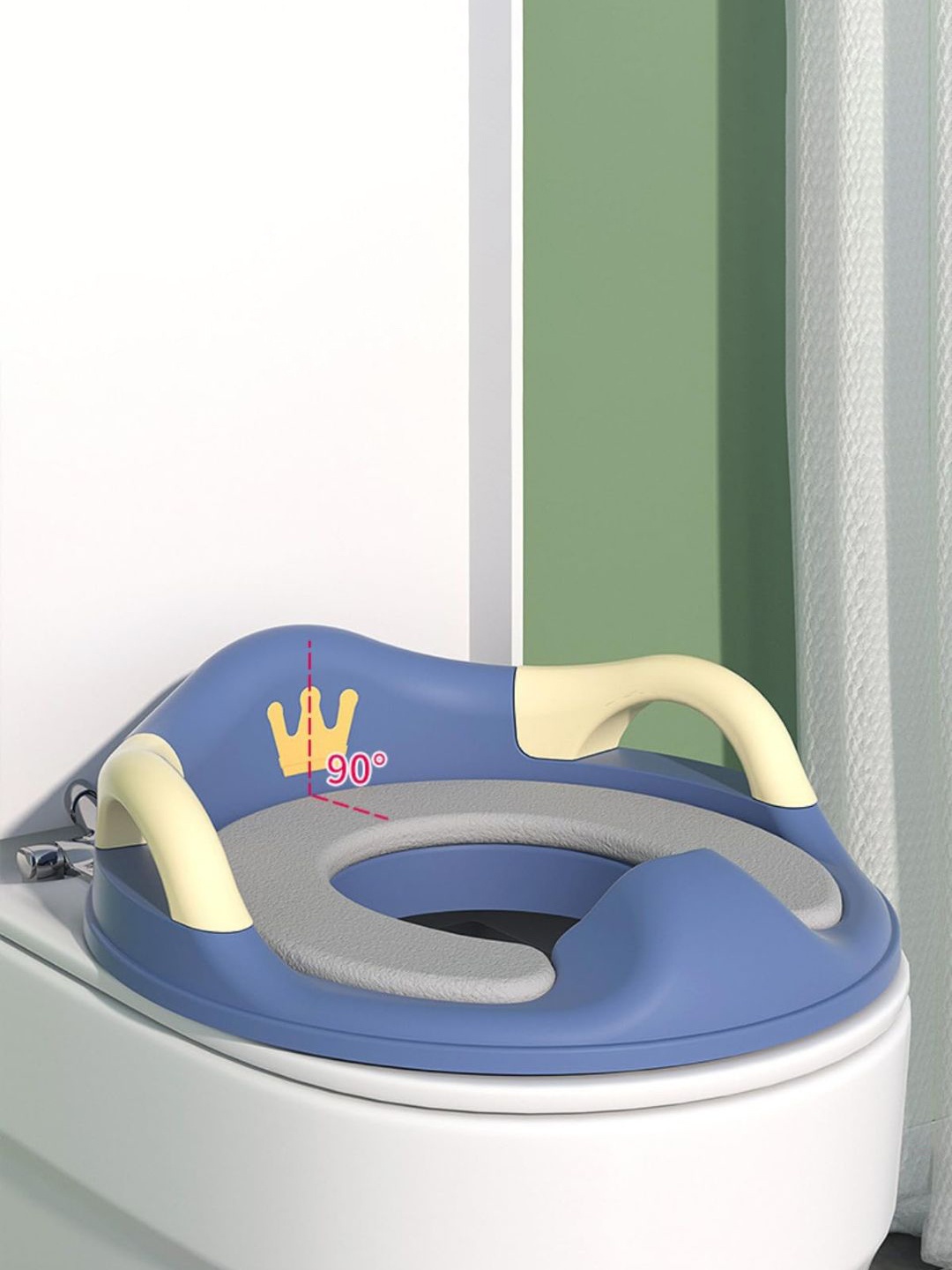 

GUCHIGU Infants Blue Plastic Potty Training Seat