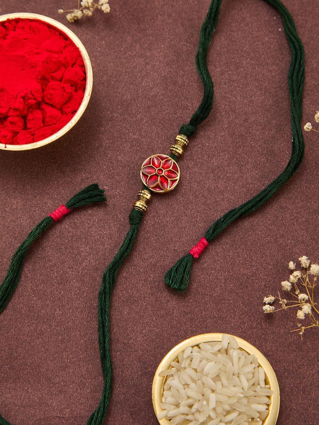 

Fabindia Tie-Up Thread Rakhi, Red
