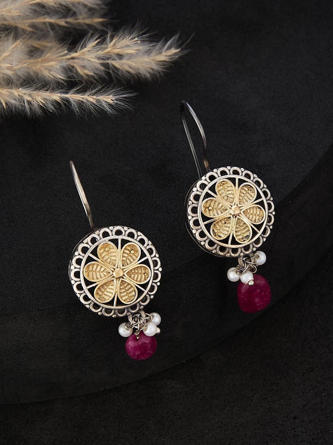 

Fabindia Contemporary Dangler Drop Earrings, Gold