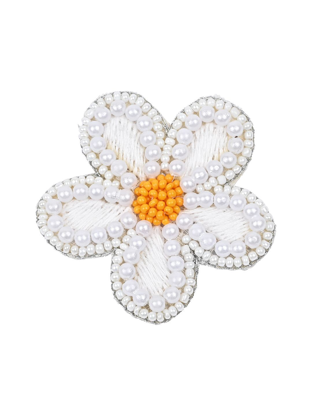 

Aye Candy Girls Embellished Alligator Hair Clip, White