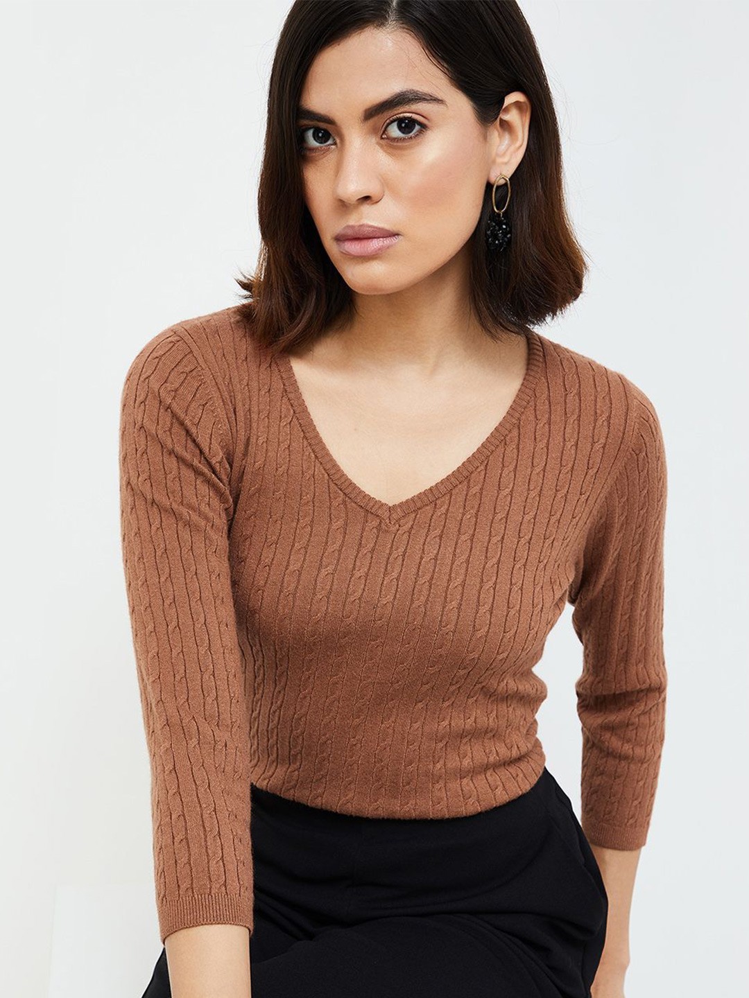 

CODE by Lifestyle Top, Tan