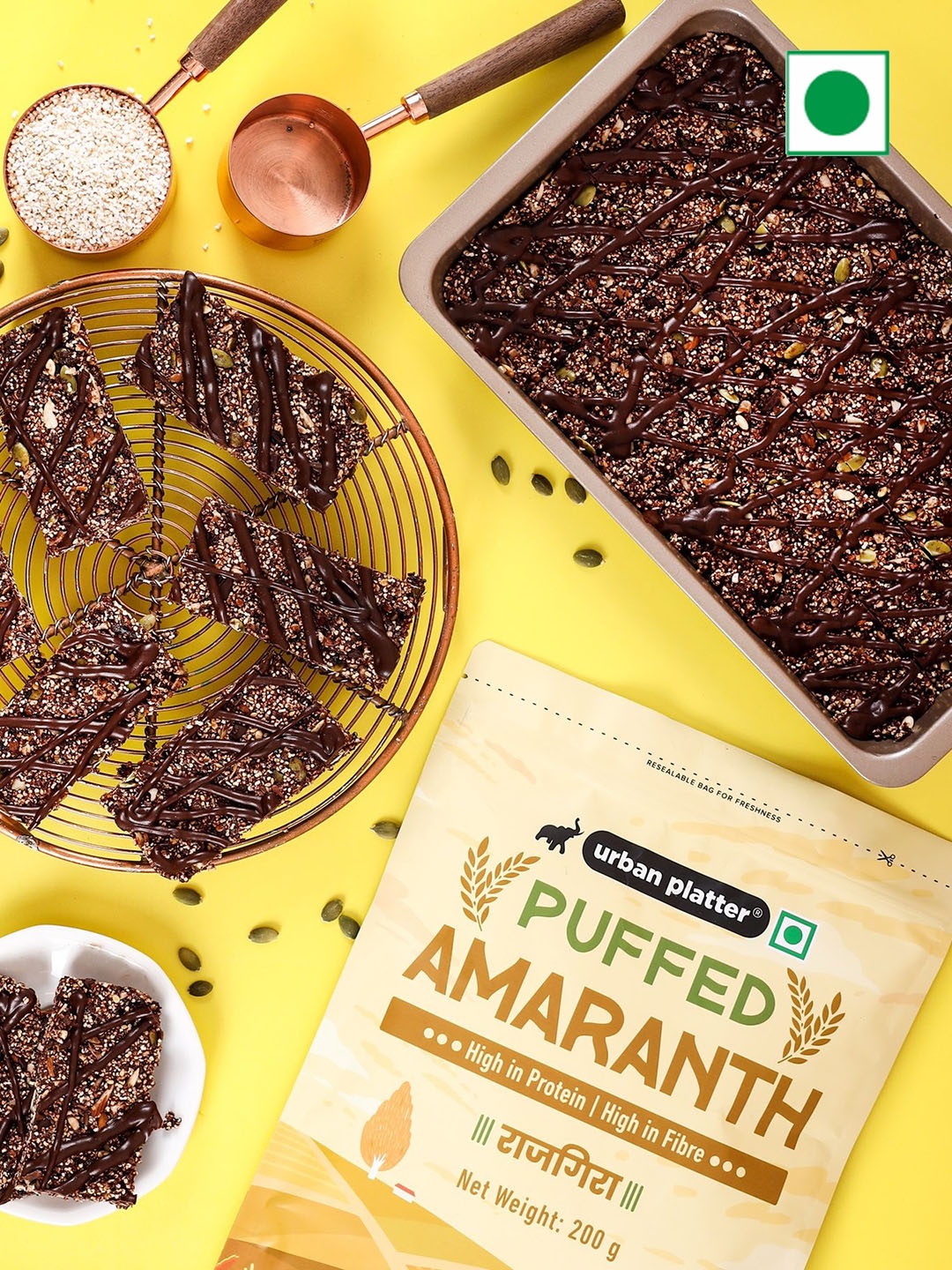 

URBAN PLATTER Puffed Amaranth - 200g, Assorted