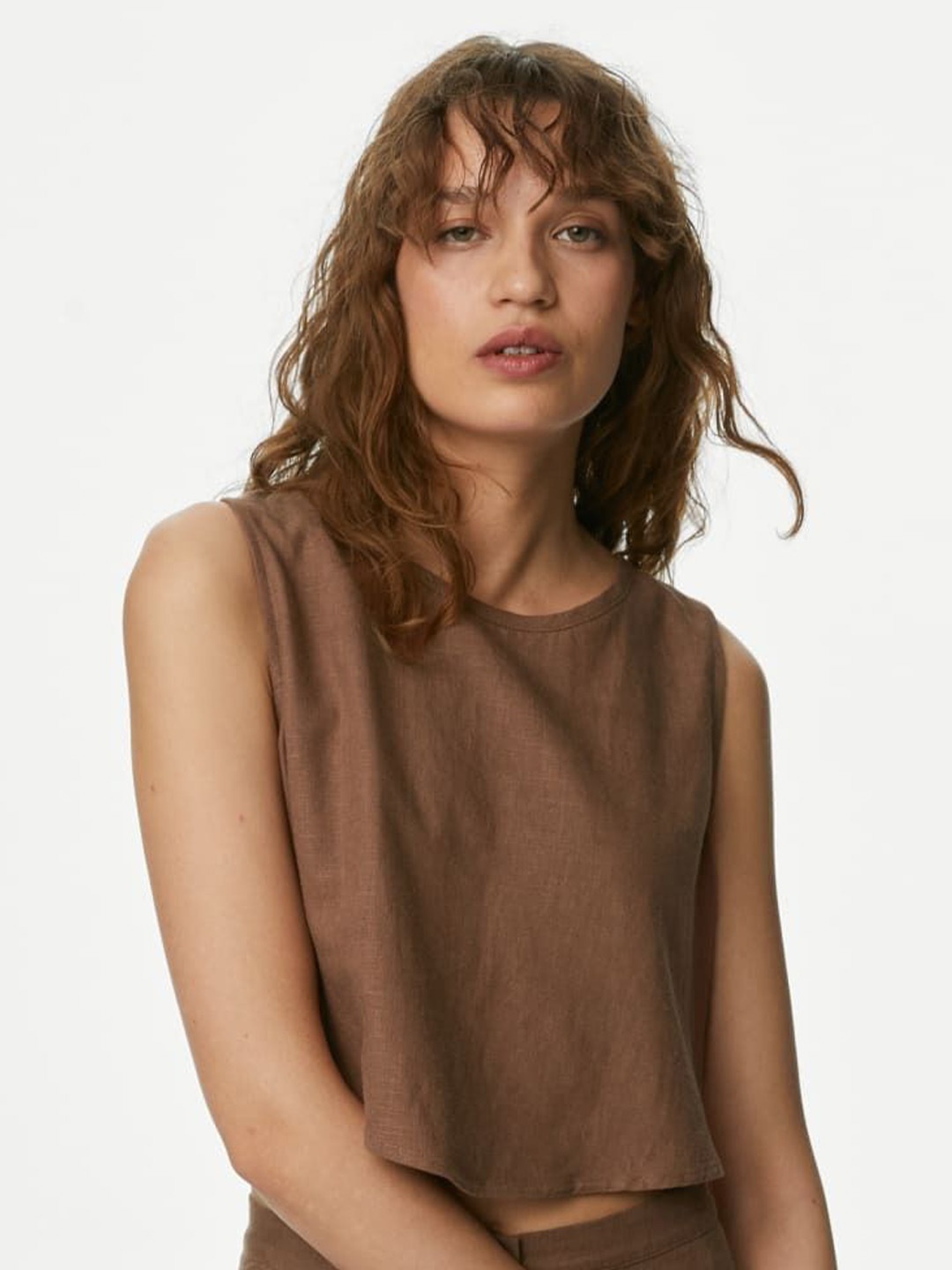 

Marks & Spencer Cami Top, Brown