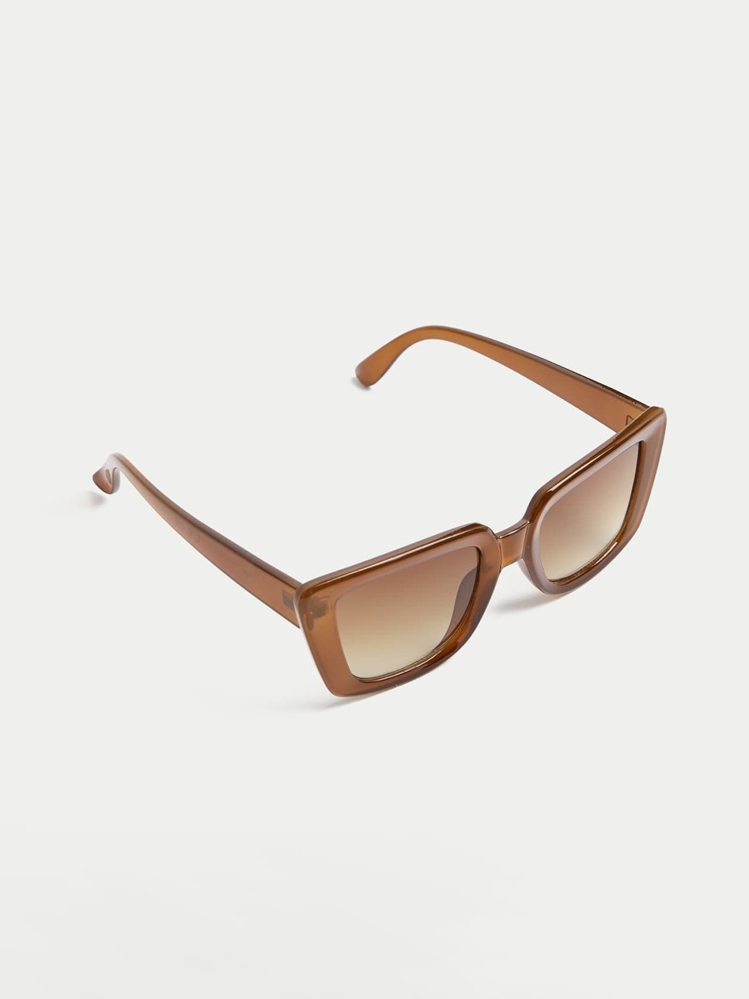 

Marks & Spencer Women Square Sunglasses with UV Protected Lens T011061SCARAMEL, Brown