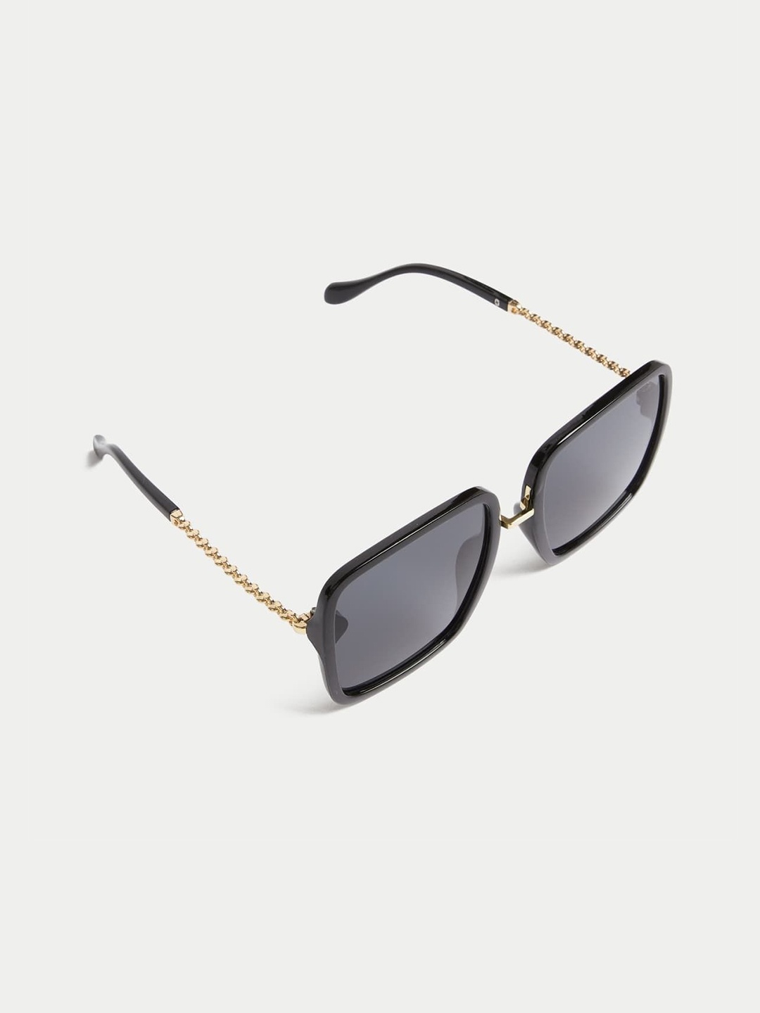 

Marks & Spencer Women Square Sunglasses with UV Protected Lens T011068SBLACK, Black