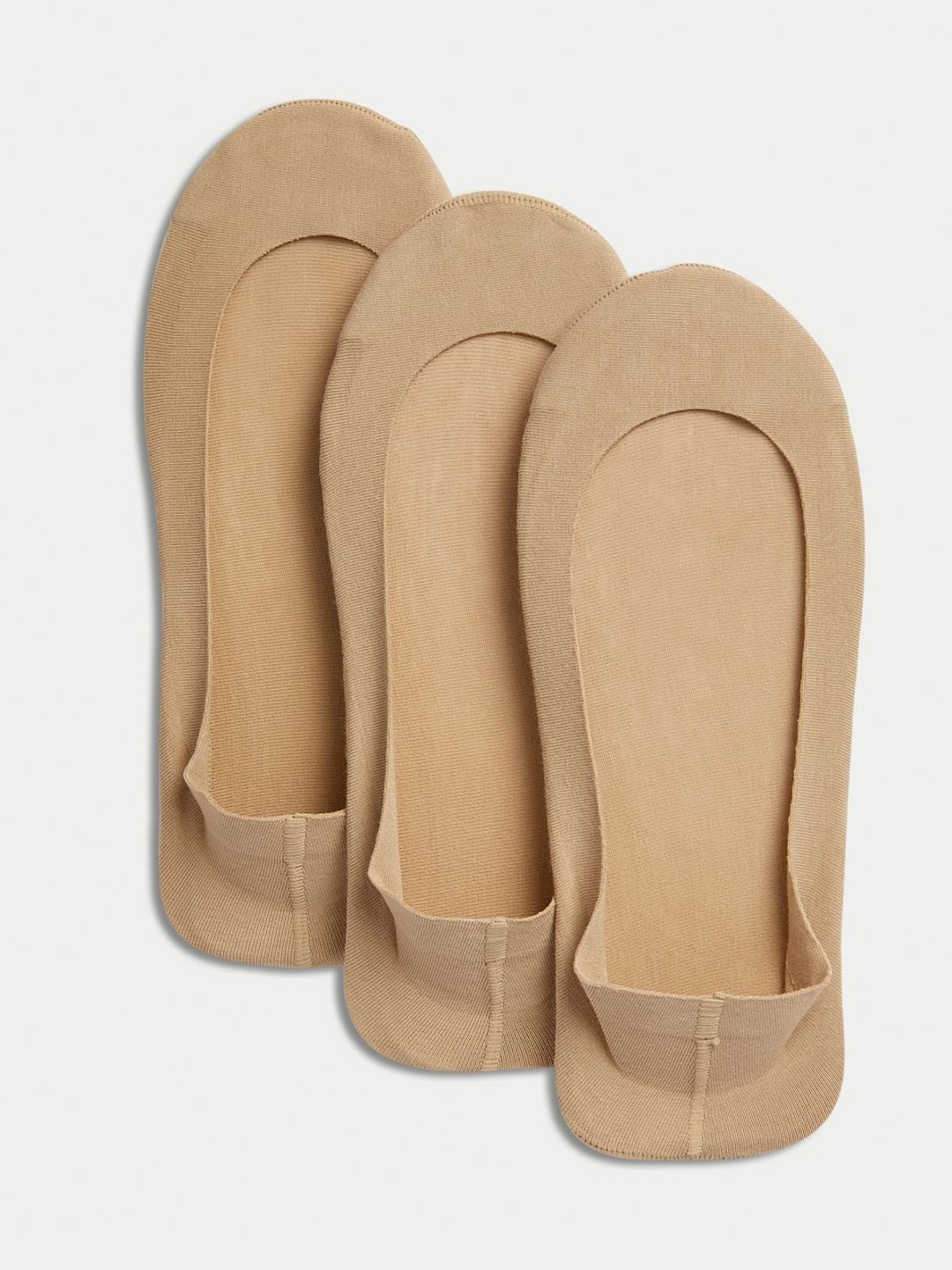 

Marks & Spencer Women Pack Of 3 Shoe Liner Socks, Nude