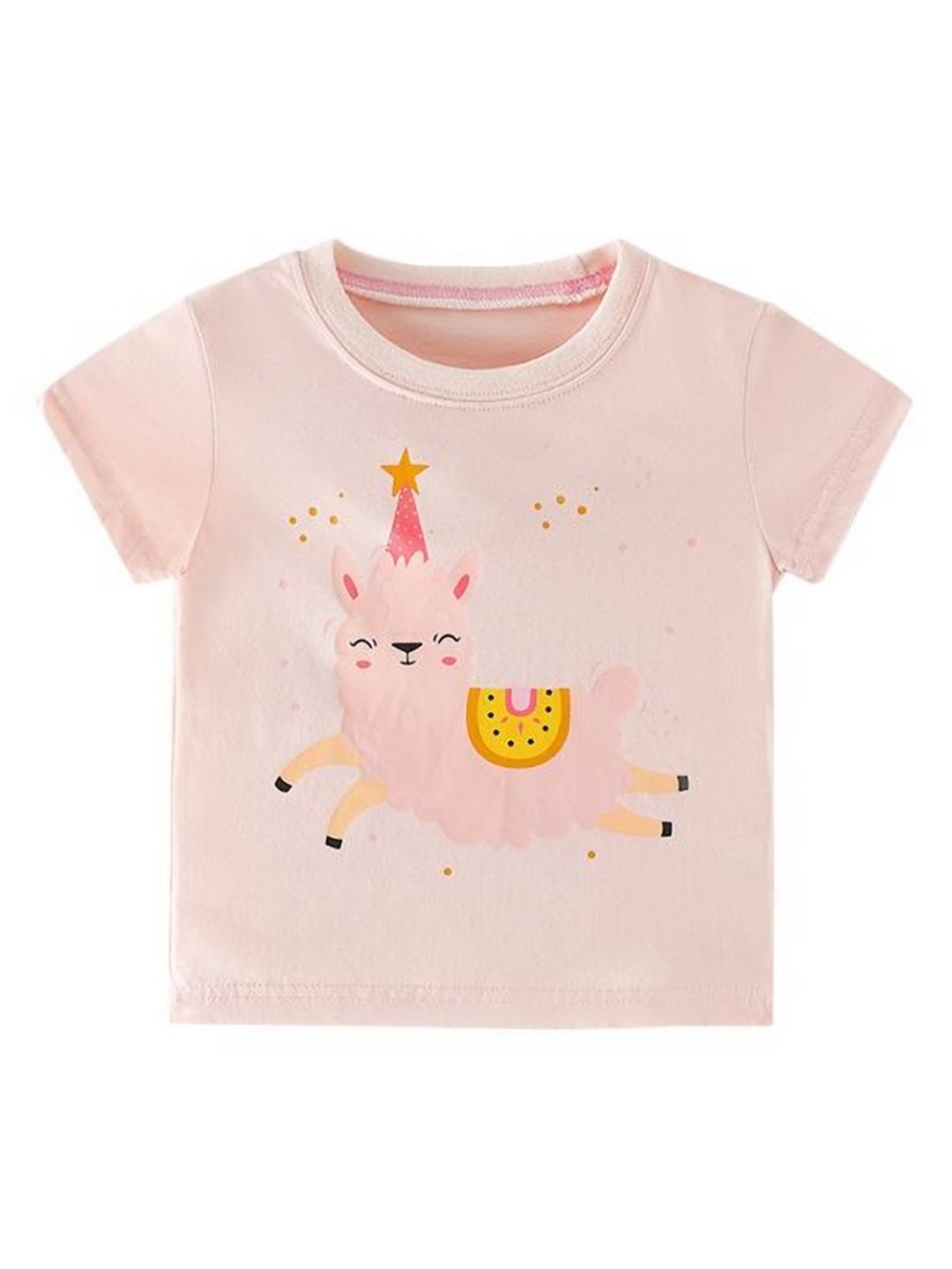 

StyleCast Girls Printed Round Neck T-shirt, Pink
